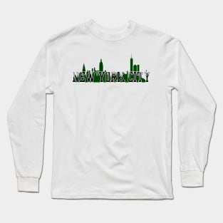 New York City Skyline Long Sleeve T-Shirt